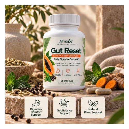 Almape Papaya Seeds Gut Reset Formula