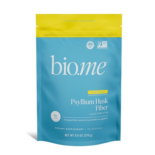 Bio.me Psyllium Husk Fiber + Electrolytes, Lemonade
