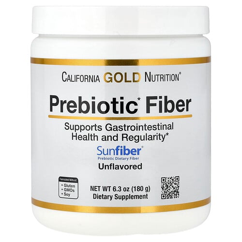 California Gold Nutrition Prebiotic Fiber (Sunfiber PHGG)
