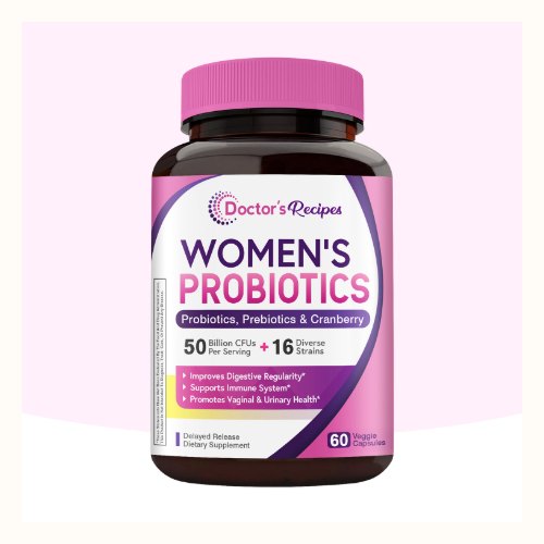 Doctor's Recipes Women's Probiotic, 50 Billion CFU 16 Strains