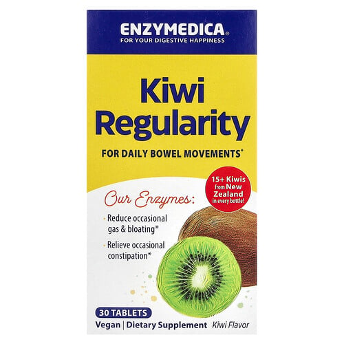 Enzymedica Kiwi Regularity Chewables