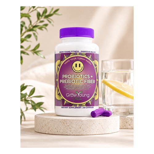 Grow Young Fitness Daily Probiotic + Prebiotic Fiber