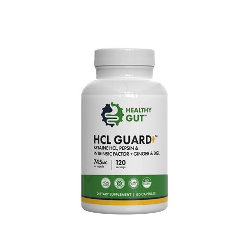 Healthy Gut HCL Guard (Betaine HCl with Pepsin)