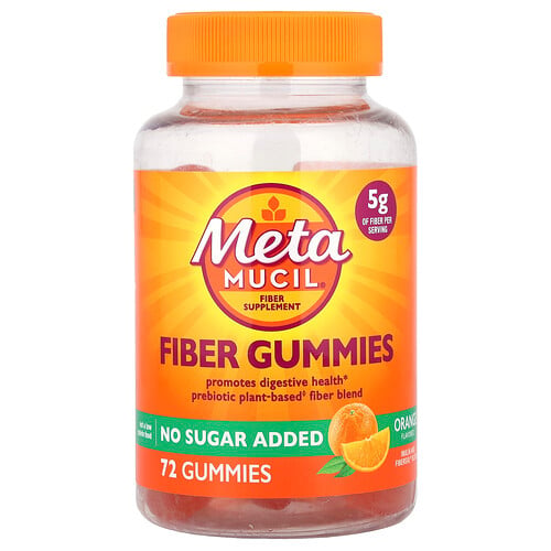 Metamucil Fiber Gummies, No Sugar Added