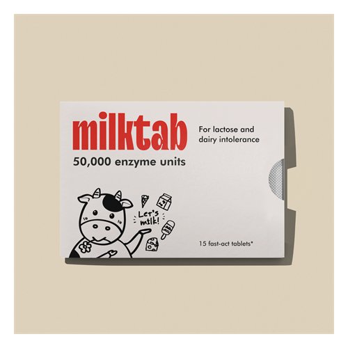 milktab Superpowered Lactase Pills