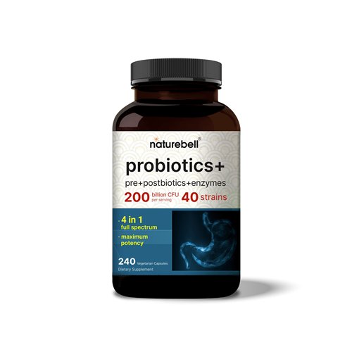 NatureBell Probiotics 200 Billion CFU, 40 Strains