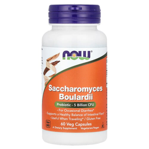 NOW Foods Saccharomyces Boulardii 5 Billion CFU