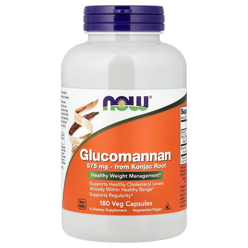 NOW Foods Glucomannan 575 mg Capsules