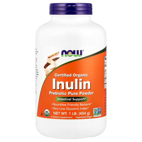 NOW Foods Inulin Prebiotic Pure Powder