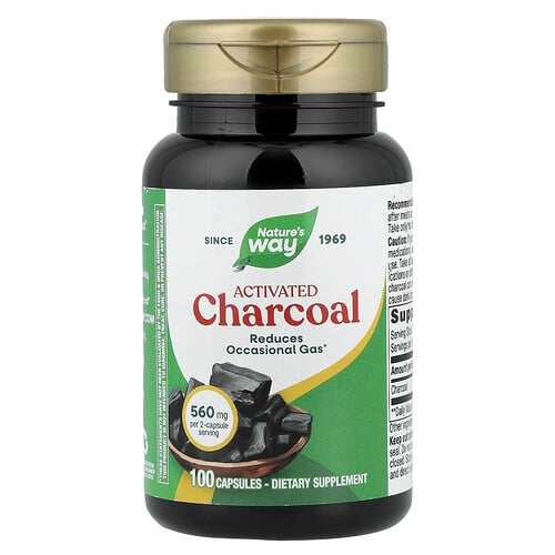Nature’s Way Activated Charcoal Capsules