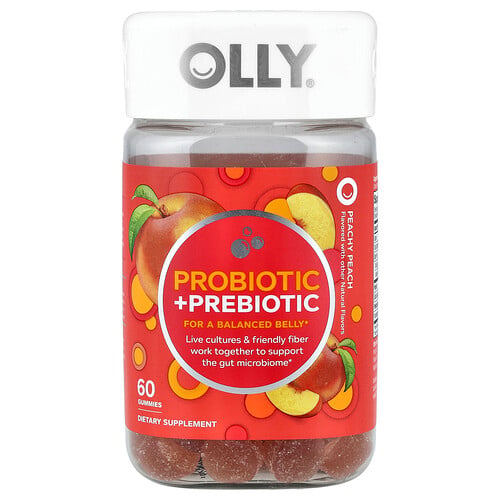 OLLY Probiotic + Prebiotic Gummy, 500 Million CFU
