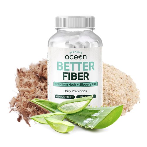 Organics Ocean Better Fiber with Psyllium Husk and Slippery Elm