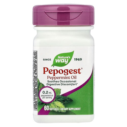 Nature’s Way Pepogest Peppermint Oil Softgels