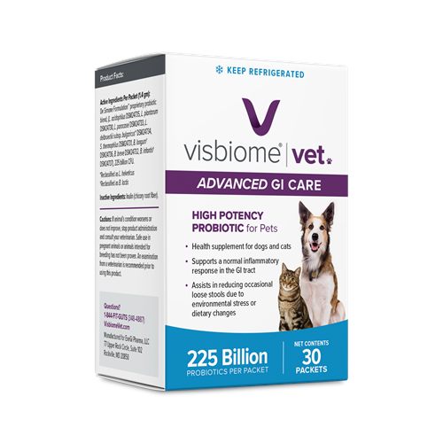 Visbiome Vet Advanced GI Care packets