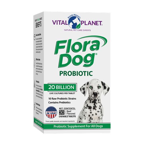 Vital Planet Flora Dog High Potency Probiotic capsules