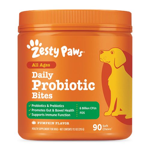 Zesty Paws Probiotic Bites for Dogs