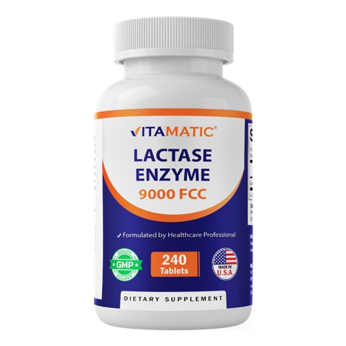 Vitamatic Lactase Enzyme 9000, 240 Tablets